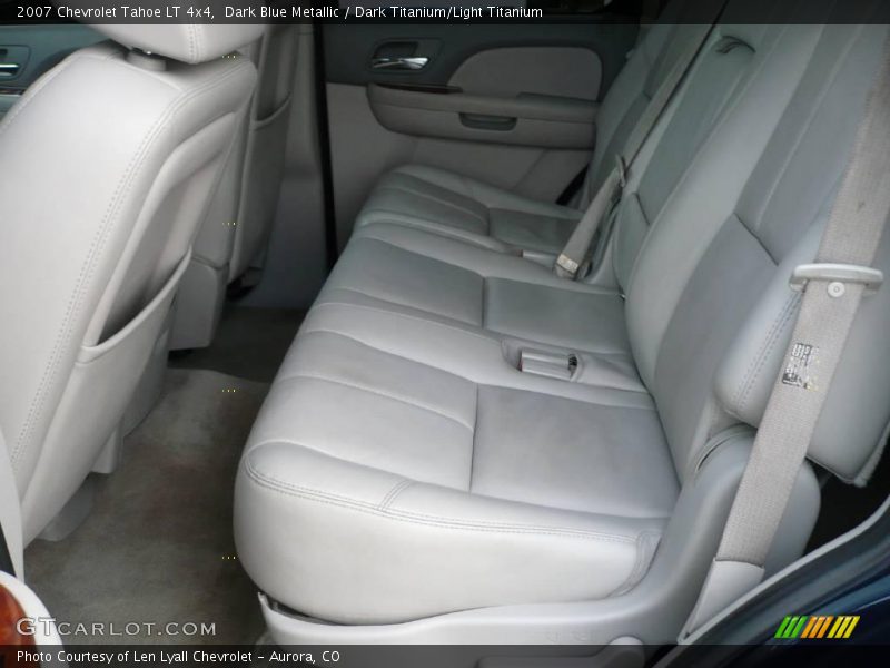 Dark Blue Metallic / Dark Titanium/Light Titanium 2007 Chevrolet Tahoe LT 4x4