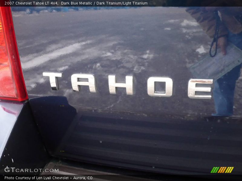 Dark Blue Metallic / Dark Titanium/Light Titanium 2007 Chevrolet Tahoe LT 4x4