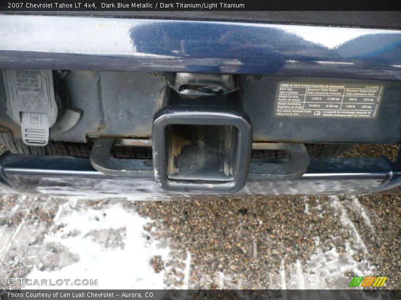 Dark Blue Metallic / Dark Titanium/Light Titanium 2007 Chevrolet Tahoe LT 4x4