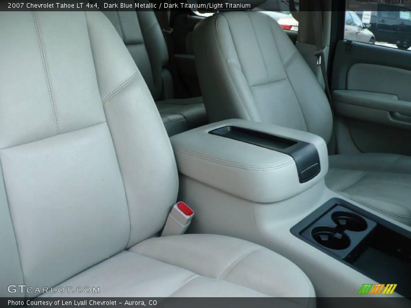 Dark Blue Metallic / Dark Titanium/Light Titanium 2007 Chevrolet Tahoe LT 4x4