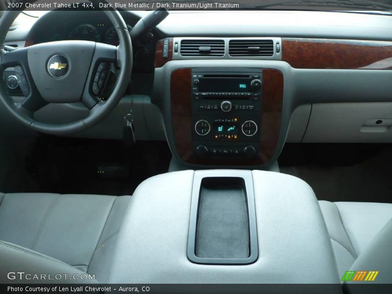 Dark Blue Metallic / Dark Titanium/Light Titanium 2007 Chevrolet Tahoe LT 4x4