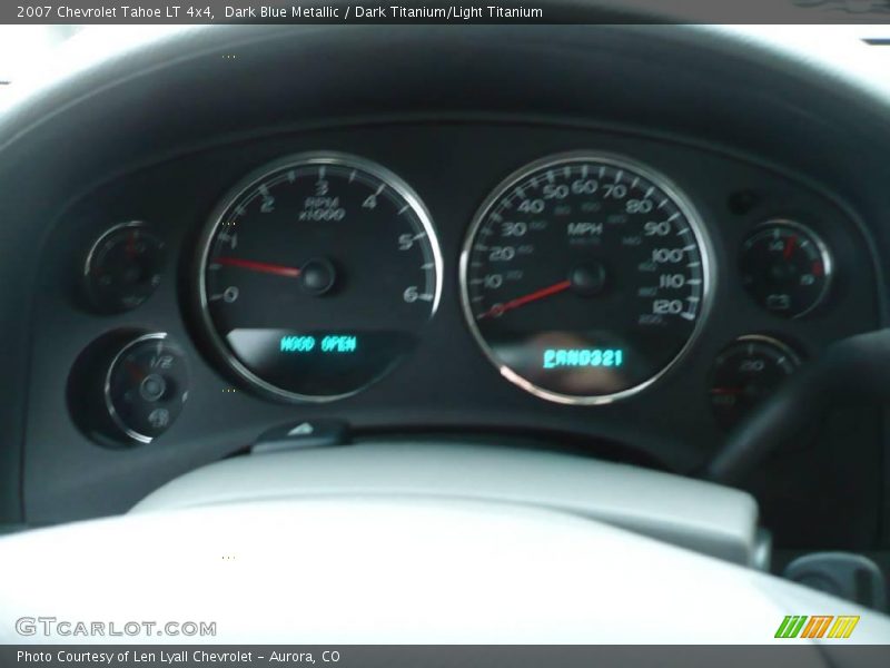 Dark Blue Metallic / Dark Titanium/Light Titanium 2007 Chevrolet Tahoe LT 4x4
