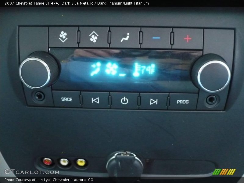 Dark Blue Metallic / Dark Titanium/Light Titanium 2007 Chevrolet Tahoe LT 4x4