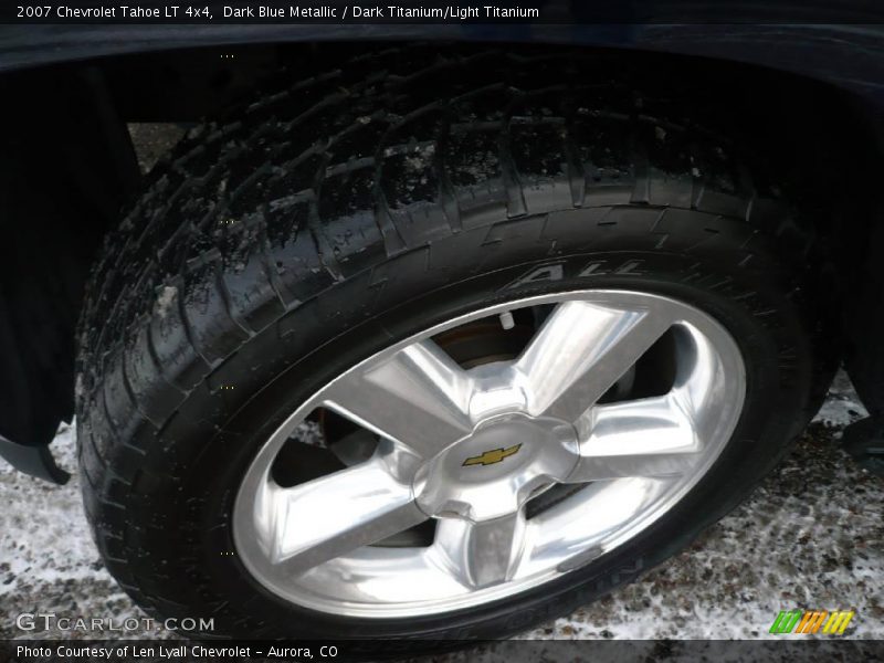 Dark Blue Metallic / Dark Titanium/Light Titanium 2007 Chevrolet Tahoe LT 4x4