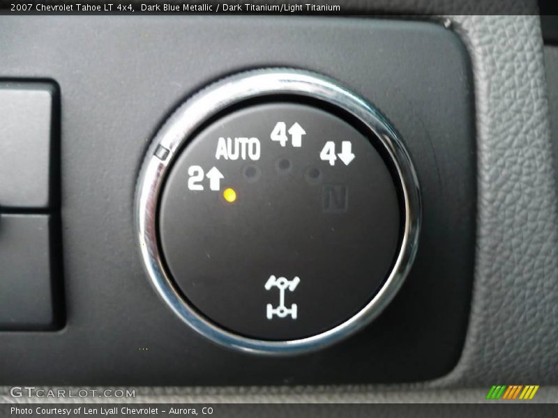 Dark Blue Metallic / Dark Titanium/Light Titanium 2007 Chevrolet Tahoe LT 4x4