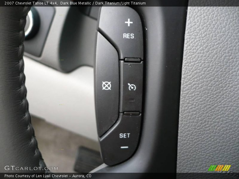 Dark Blue Metallic / Dark Titanium/Light Titanium 2007 Chevrolet Tahoe LT 4x4