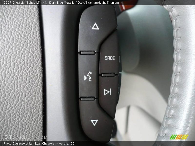 Dark Blue Metallic / Dark Titanium/Light Titanium 2007 Chevrolet Tahoe LT 4x4