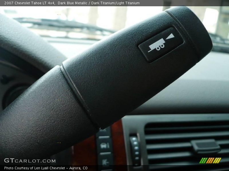 Dark Blue Metallic / Dark Titanium/Light Titanium 2007 Chevrolet Tahoe LT 4x4