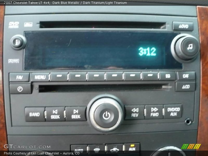 Dark Blue Metallic / Dark Titanium/Light Titanium 2007 Chevrolet Tahoe LT 4x4