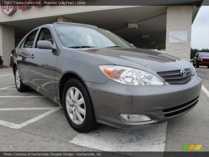 Phantom Gray Pearl / Stone 2003 Toyota Camry XLE