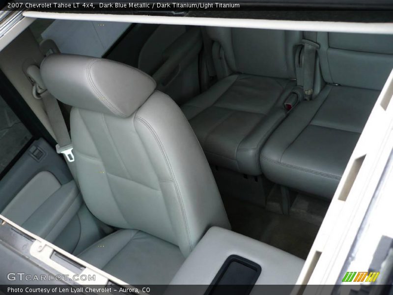 Dark Blue Metallic / Dark Titanium/Light Titanium 2007 Chevrolet Tahoe LT 4x4