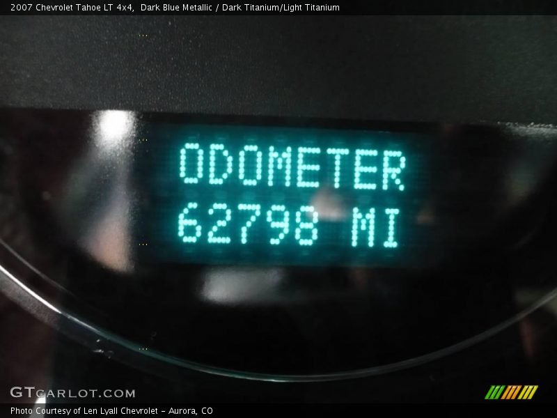 Dark Blue Metallic / Dark Titanium/Light Titanium 2007 Chevrolet Tahoe LT 4x4