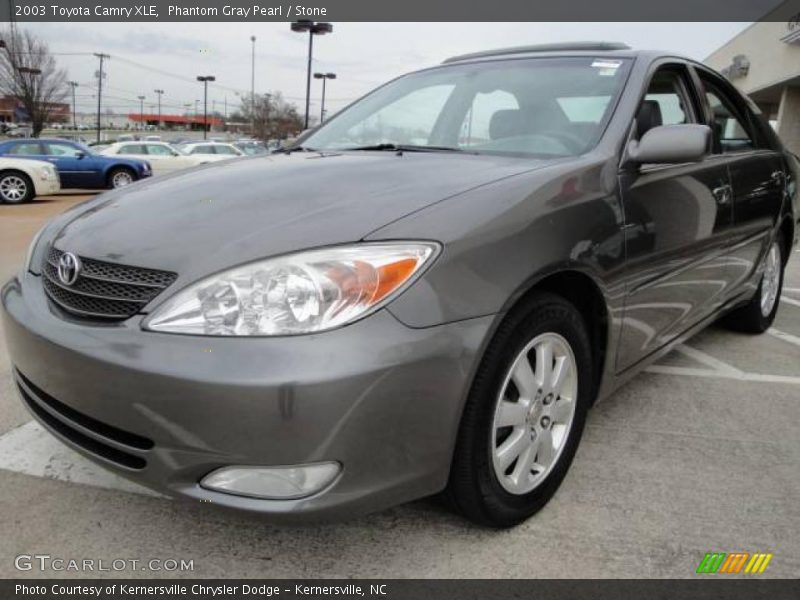 Phantom Gray Pearl / Stone 2003 Toyota Camry XLE