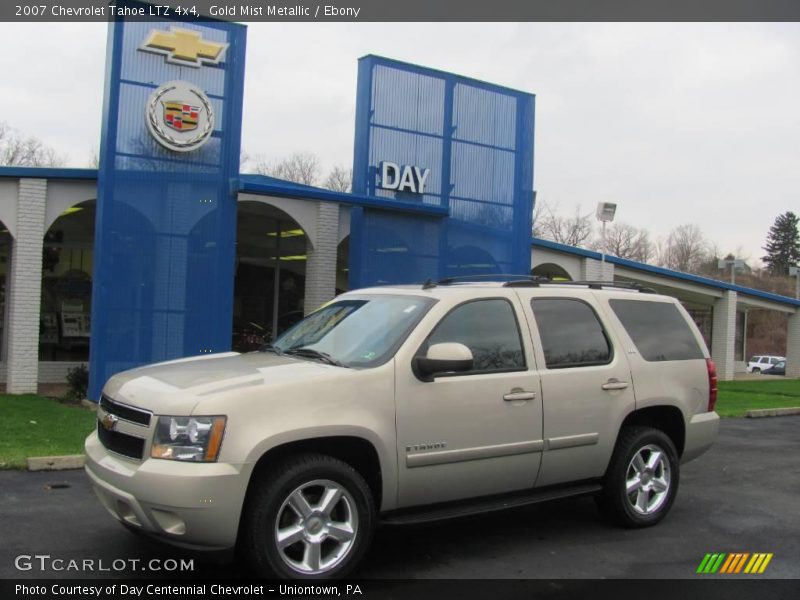 Gold Mist Metallic / Ebony 2007 Chevrolet Tahoe LTZ 4x4