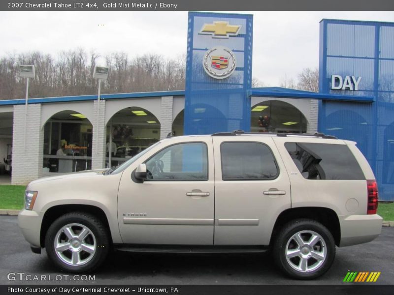 Gold Mist Metallic / Ebony 2007 Chevrolet Tahoe LTZ 4x4