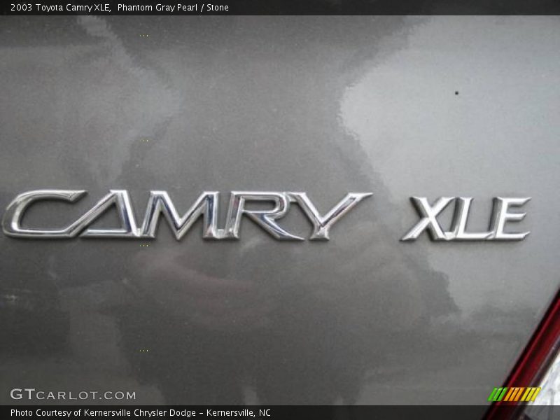 Phantom Gray Pearl / Stone 2003 Toyota Camry XLE