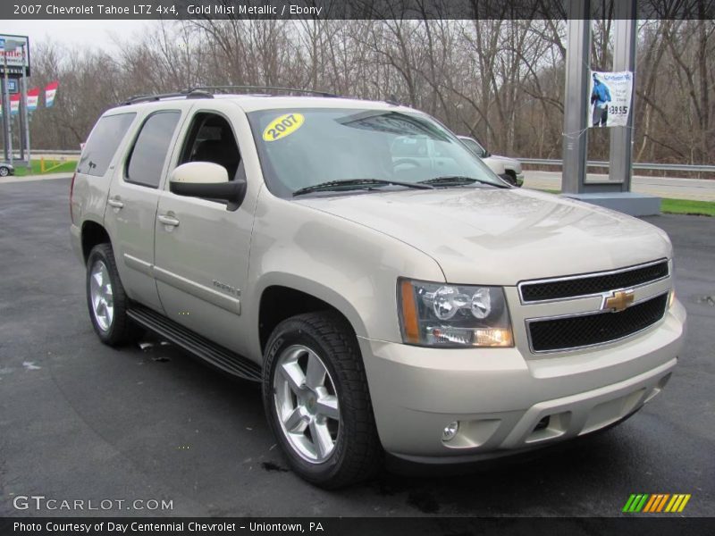 Gold Mist Metallic / Ebony 2007 Chevrolet Tahoe LTZ 4x4