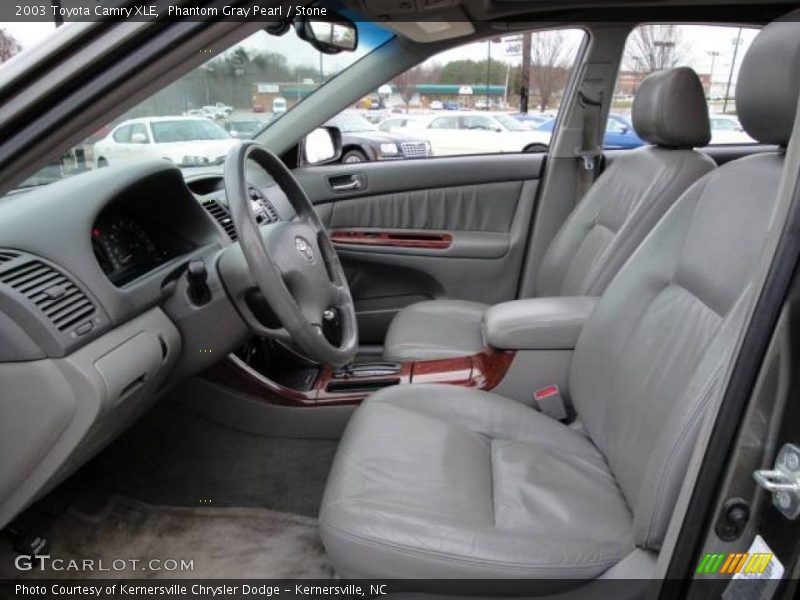 Phantom Gray Pearl / Stone 2003 Toyota Camry XLE