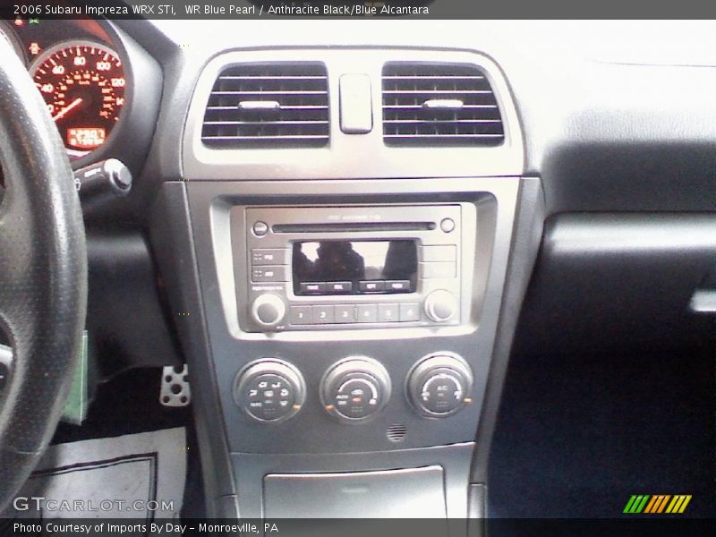 WR Blue Pearl / Anthracite Black/Blue Alcantara 2006 Subaru Impreza WRX STi