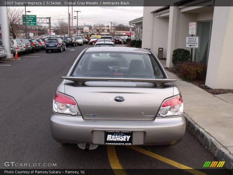 Crystal Gray Metallic / Anthracite Black 2007 Subaru Impreza 2.5i Sedan