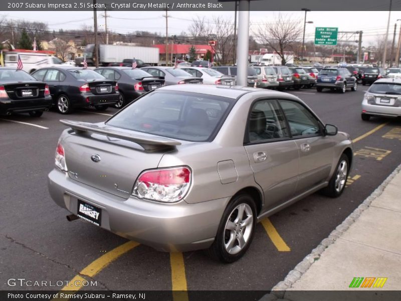 Crystal Gray Metallic / Anthracite Black 2007 Subaru Impreza 2.5i Sedan