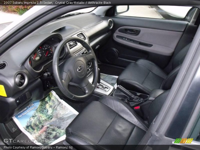 Crystal Gray Metallic / Anthracite Black 2007 Subaru Impreza 2.5i Sedan