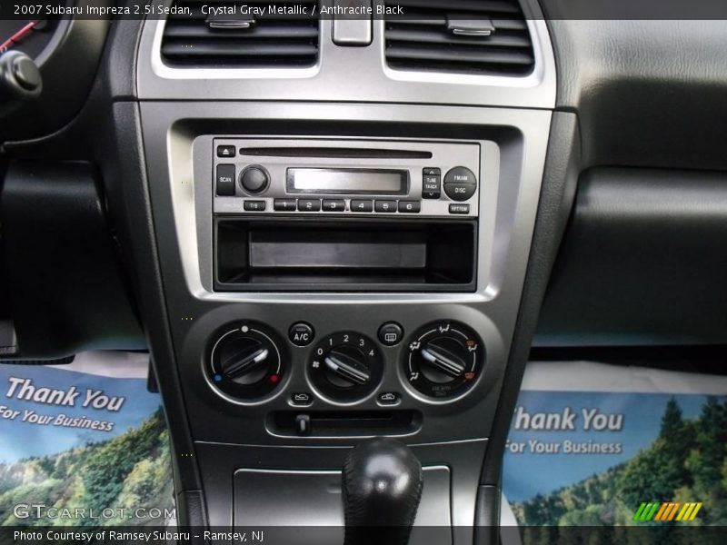 Crystal Gray Metallic / Anthracite Black 2007 Subaru Impreza 2.5i Sedan