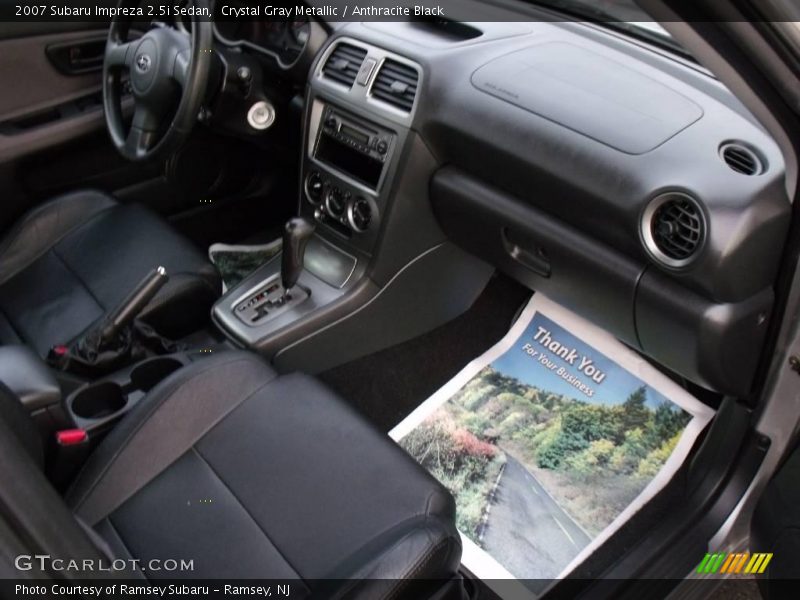 Crystal Gray Metallic / Anthracite Black 2007 Subaru Impreza 2.5i Sedan