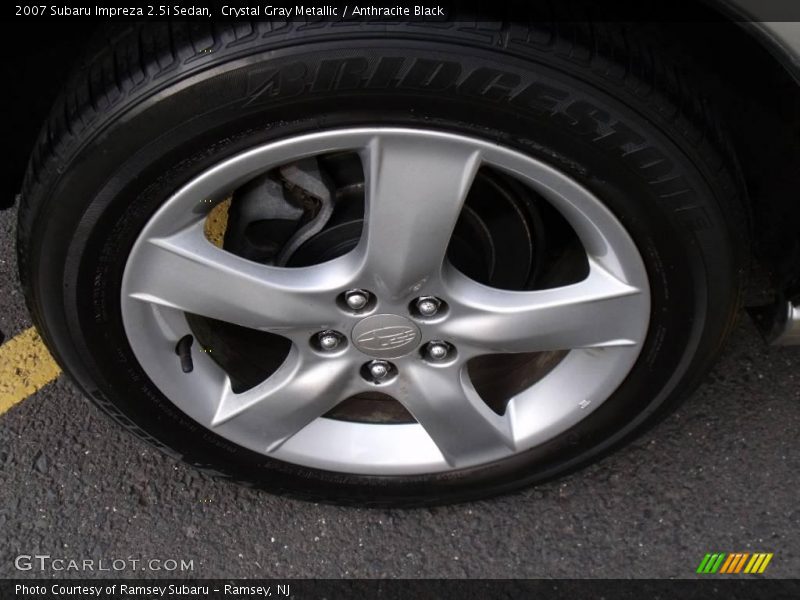 Crystal Gray Metallic / Anthracite Black 2007 Subaru Impreza 2.5i Sedan
