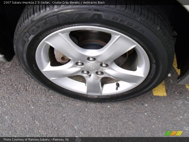 Crystal Gray Metallic / Anthracite Black 2007 Subaru Impreza 2.5i Sedan