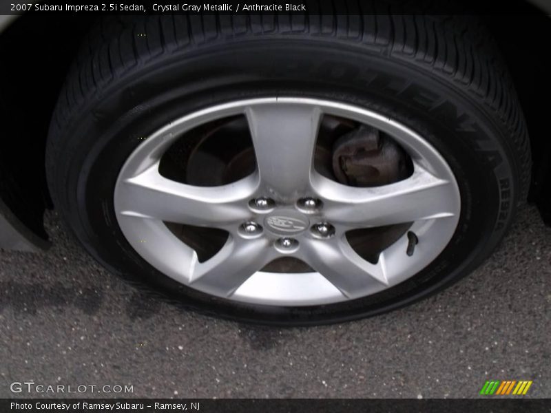 Crystal Gray Metallic / Anthracite Black 2007 Subaru Impreza 2.5i Sedan