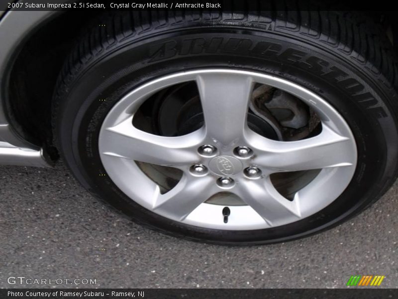 Crystal Gray Metallic / Anthracite Black 2007 Subaru Impreza 2.5i Sedan