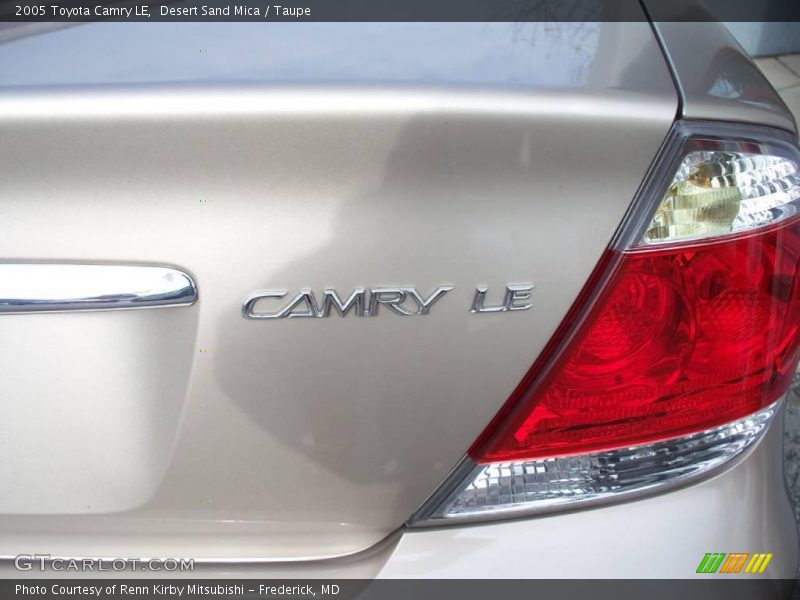 Desert Sand Mica / Taupe 2005 Toyota Camry LE