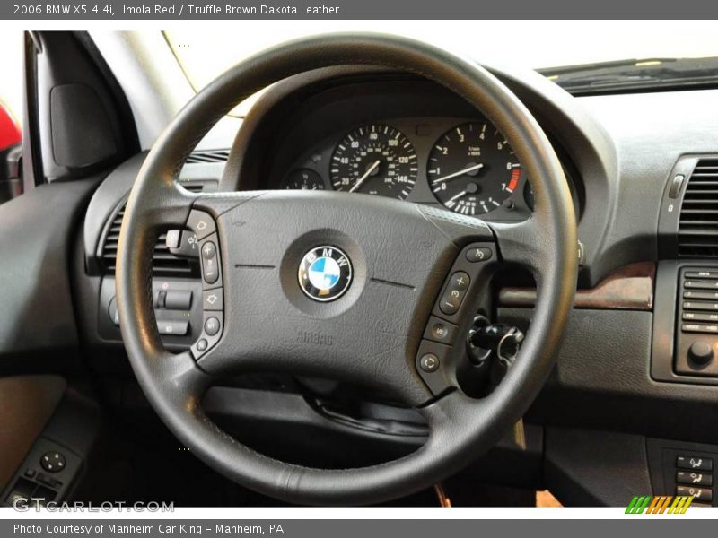 Imola Red / Truffle Brown Dakota Leather 2006 BMW X5 4.4i