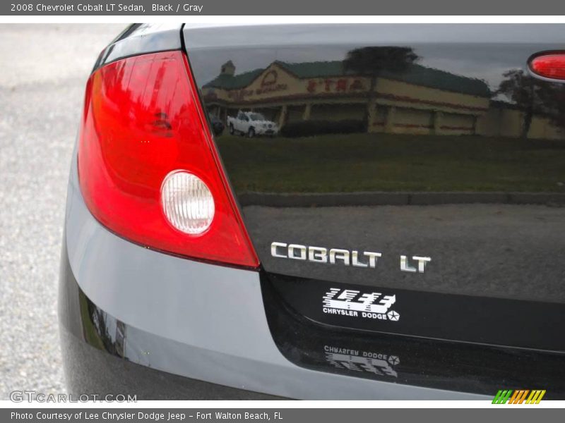 Black / Gray 2008 Chevrolet Cobalt LT Sedan