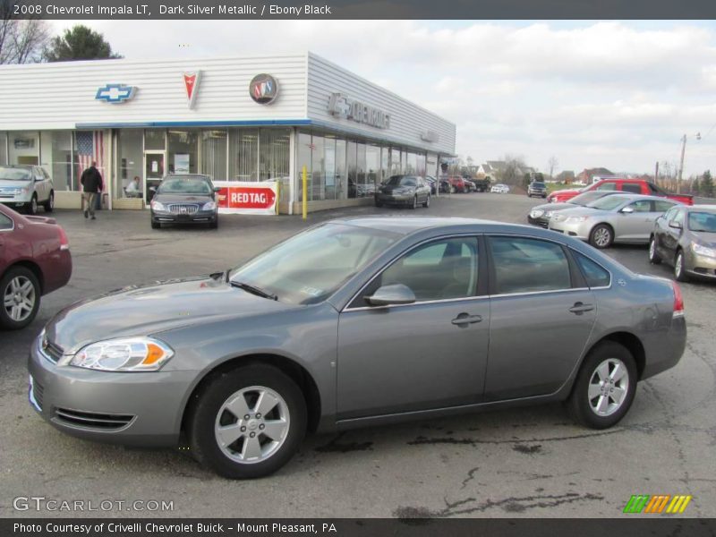 Dark Silver Metallic / Ebony Black 2008 Chevrolet Impala LT