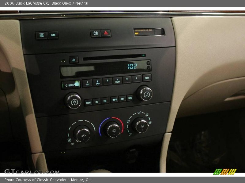 Black Onyx / Neutral 2006 Buick LaCrosse CX