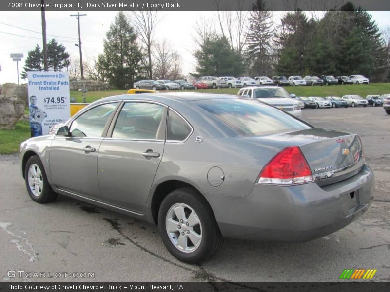 Dark Silver Metallic / Ebony Black 2008 Chevrolet Impala LT