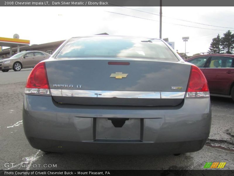 Dark Silver Metallic / Ebony Black 2008 Chevrolet Impala LT