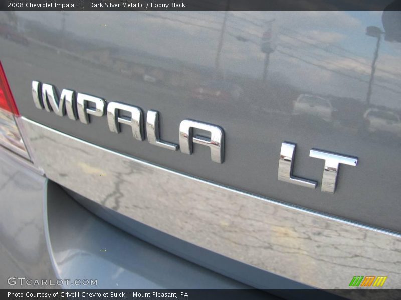 Dark Silver Metallic / Ebony Black 2008 Chevrolet Impala LT