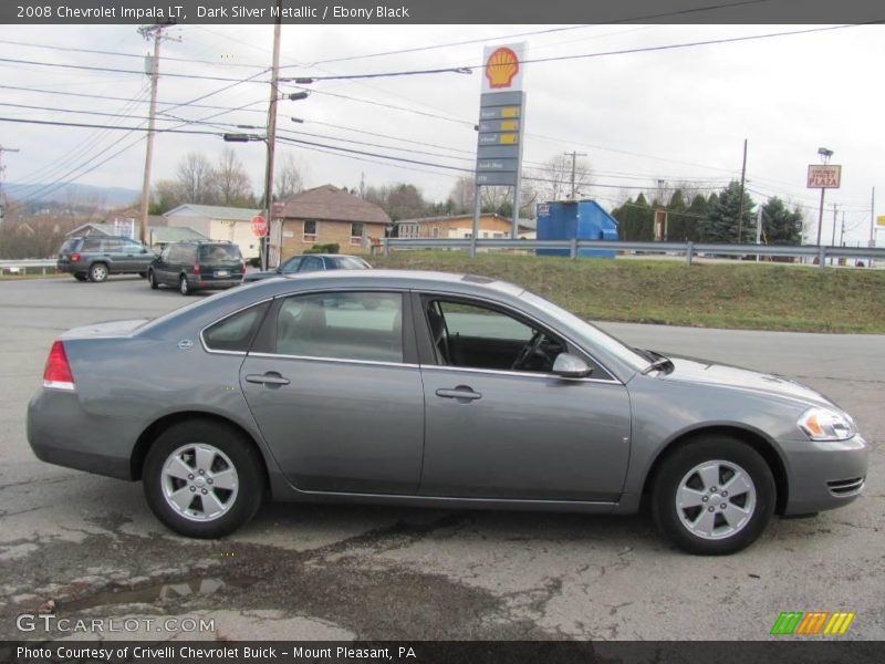 Dark Silver Metallic / Ebony Black 2008 Chevrolet Impala LT