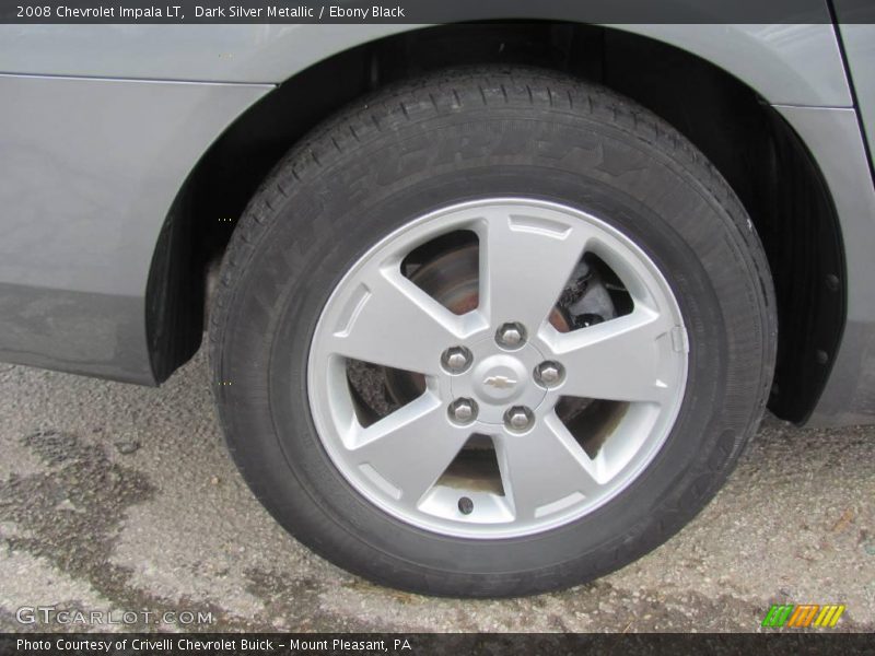 Dark Silver Metallic / Ebony Black 2008 Chevrolet Impala LT