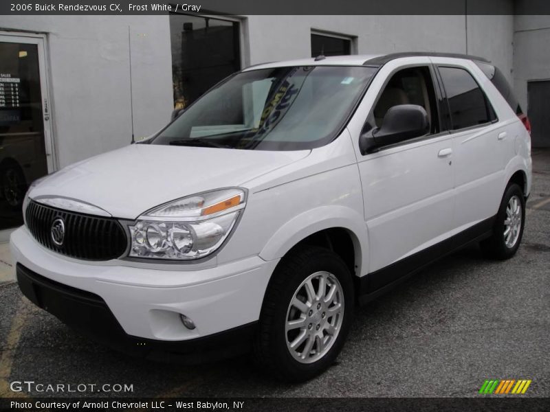 Frost White / Gray 2006 Buick Rendezvous CX