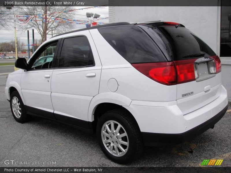 Frost White / Gray 2006 Buick Rendezvous CX