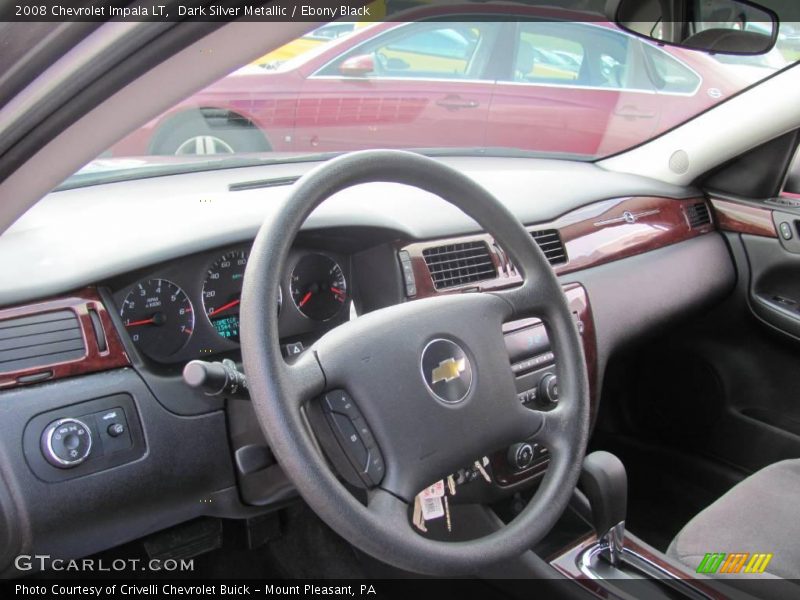 Dark Silver Metallic / Ebony Black 2008 Chevrolet Impala LT