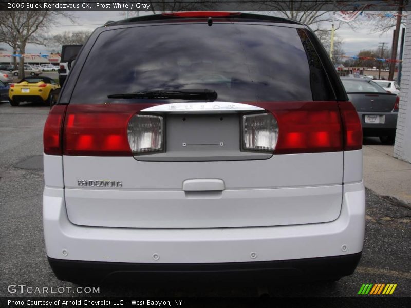 Frost White / Gray 2006 Buick Rendezvous CX