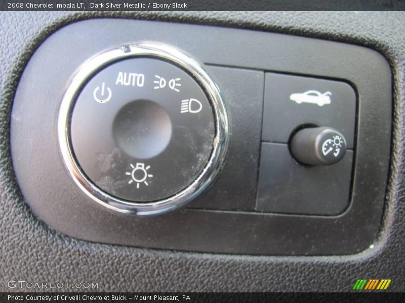 Dark Silver Metallic / Ebony Black 2008 Chevrolet Impala LT