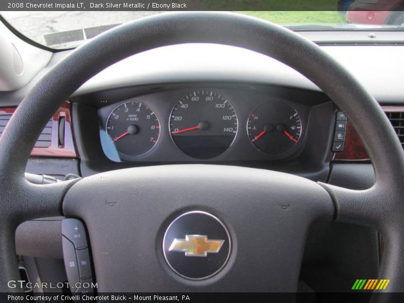 Dark Silver Metallic / Ebony Black 2008 Chevrolet Impala LT