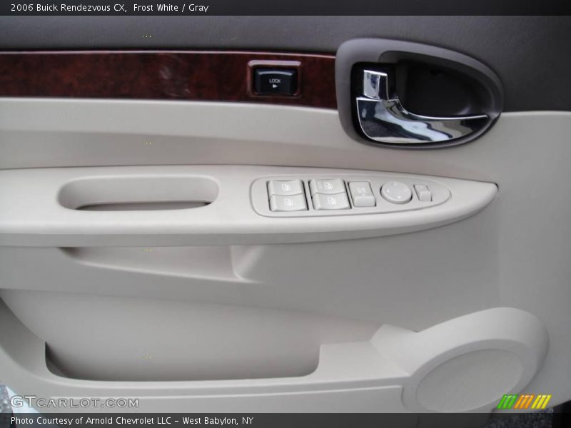 Frost White / Gray 2006 Buick Rendezvous CX