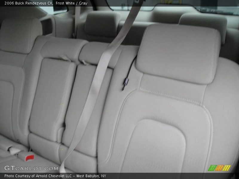 Frost White / Gray 2006 Buick Rendezvous CX